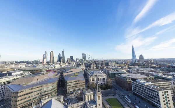 Skyline di Londra, vista aerea — Foto Stock
