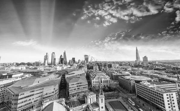 Skyline Londres, vue aérienne — Photo