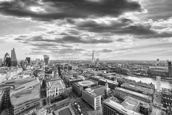 Skyline Londres, vue aérienne — Photo