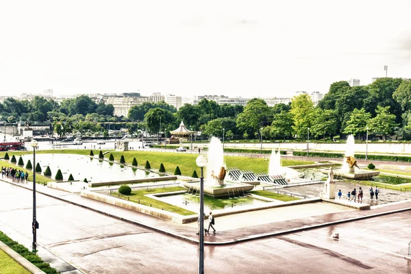 Fountains Park Trocadero Paris — Stock Photo, Image