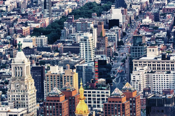Aereal View New York City — Stock Photo, Image