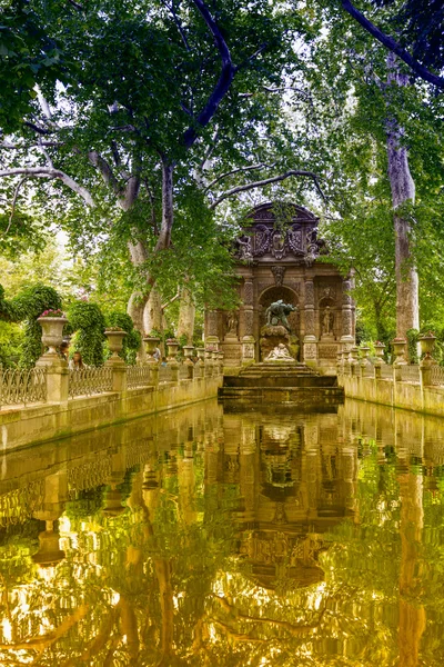 Famous Fountain Luxemburg Garden Paris France — Stock Photo, Image