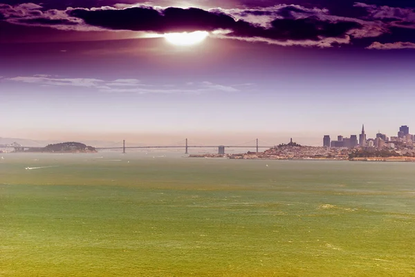 Spectacular View San Francisco Skyline — Stock Photo, Image