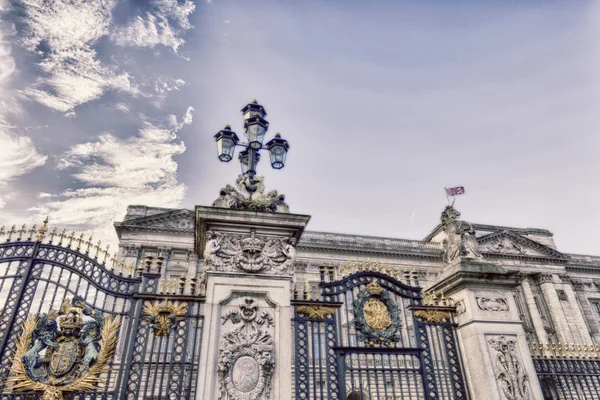 Ingången Till Buckingham Palace London — Stockfoto