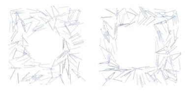 Beyaz arka plan üzerinde izole çivi yığını kümesi