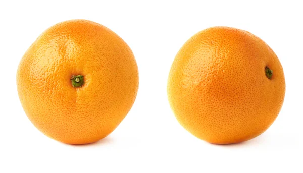 Fresh juicy grapefruit isolated over the white background — Stock Photo, Image