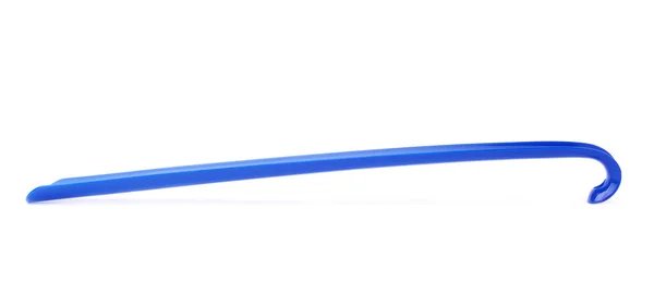 Blaues Schuhhorn isoliert über dem weißen Hintergrund — Stockfoto