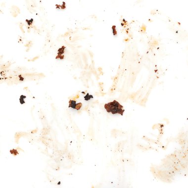 Sol göğsü eylemi beyaz arka plan üzerinde kirli yüzeyle