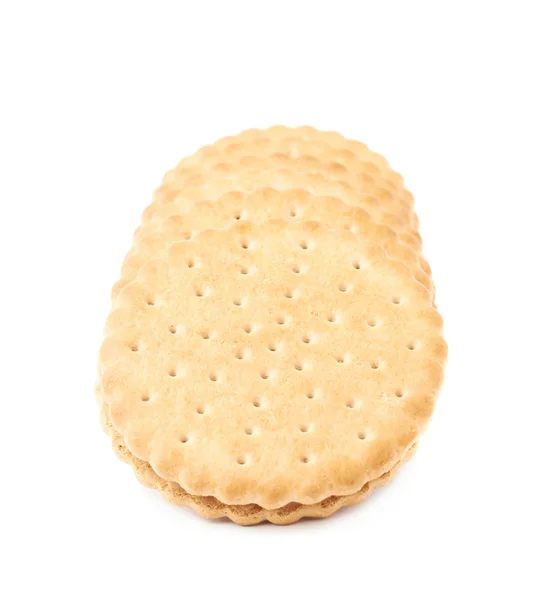 Купа печива ізольовані на білому тлі — стокове фото