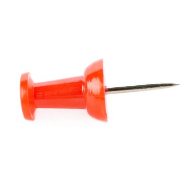 Beyaz arka plan üzerinde izole plastik PIN