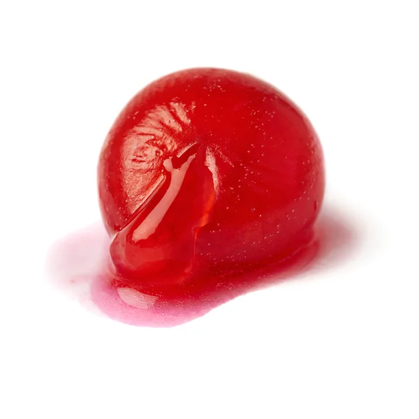 Grosella roja aislada sobre fondo blanco — Foto de Stock