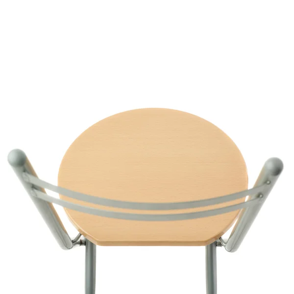 Розкладний стілець над ізольованим білим тлом — стокове фото