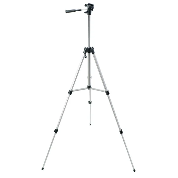 Kamera tripod over isolert hvit bakgrunn – stockfoto