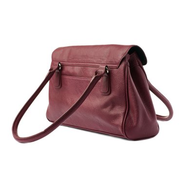 Beyaz arka plan üzerinde izole kadın çanta