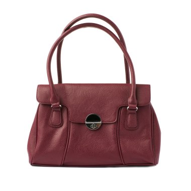 Beyaz arka plan üzerinde izole kadın çanta