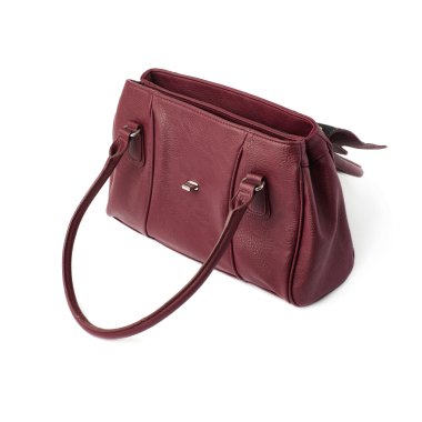 Beyaz arka plan üzerinde izole kadın çanta