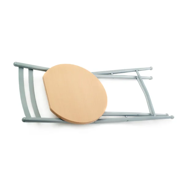 Skládací židle izolované bílém pozadí — Stock fotografie