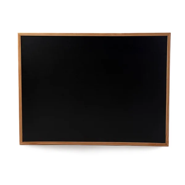 Черная доска на изолированном белом фоне — стоковое фото
