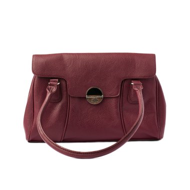 Beyaz arka plan üzerinde izole kadın çanta