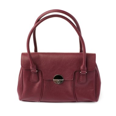 Beyaz arka plan üzerinde izole kadın çanta