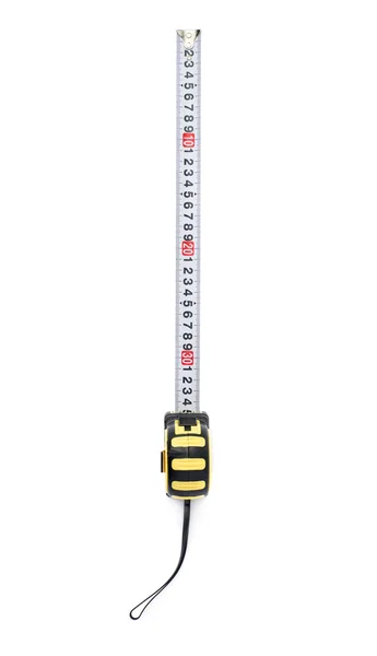 Measuring tape over isolated white background — Stock Photo, Image