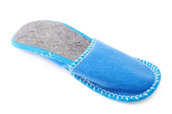 Paar huis slippers geïsoleerd op witte achtergrond — Stockfoto