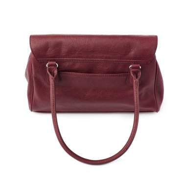 Beyaz arka plan üzerinde izole kadın çanta