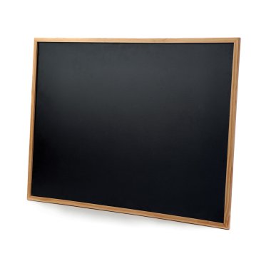 İzole beyaz arka plan üzerinde siyah Chulkboard