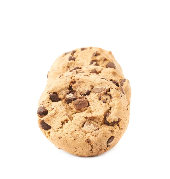 Montón de galletas aisladas sobre el fondo blanco — Foto de Stock