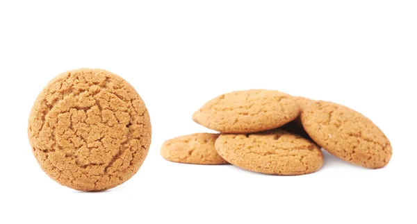 Pile of cookies isolated over the white background — Stock Photo, Image