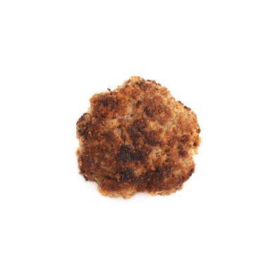 Beyaz arka plan üzerinde izole tek el yapımı pirzola