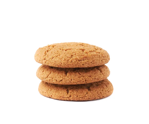 Stack of cookies isolated over the white background — Stock Photo, Image