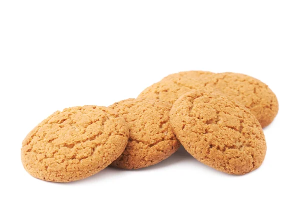 Pile of cookies isolated over the white background — Stock Photo, Image