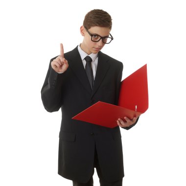 Sevimli genç çocuk beyaz izole arka plan üzerinde