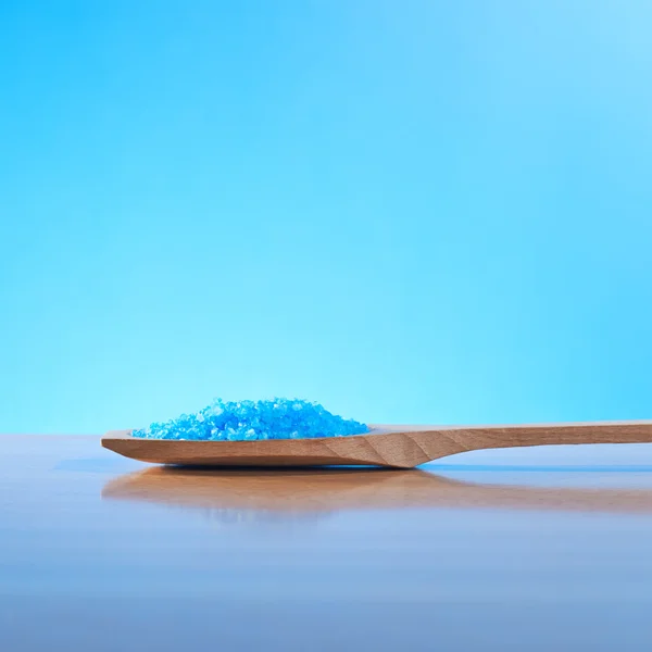 Spoon full of aromatic salt composition — Stock Photo, Image