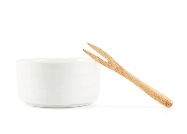 Small glazed ceramic bowl — Stock Photo, Image