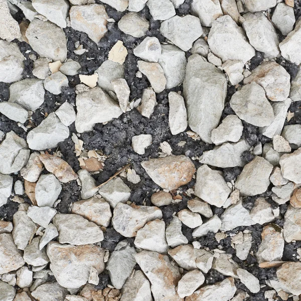 Stone pebbles mixed with asphalt — Stock Photo, Image