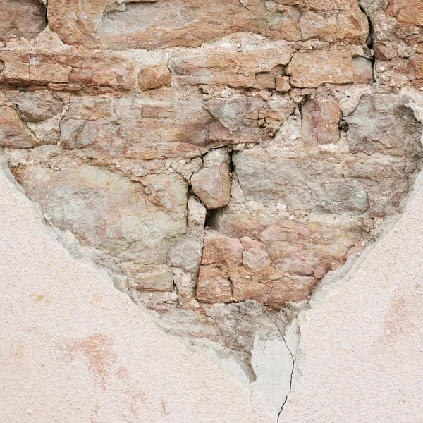 Velho fragmento de parede de pedra — Fotografia de Stock