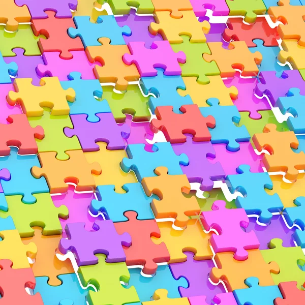 Abstract puzzle background composition — Stock Photo, Image