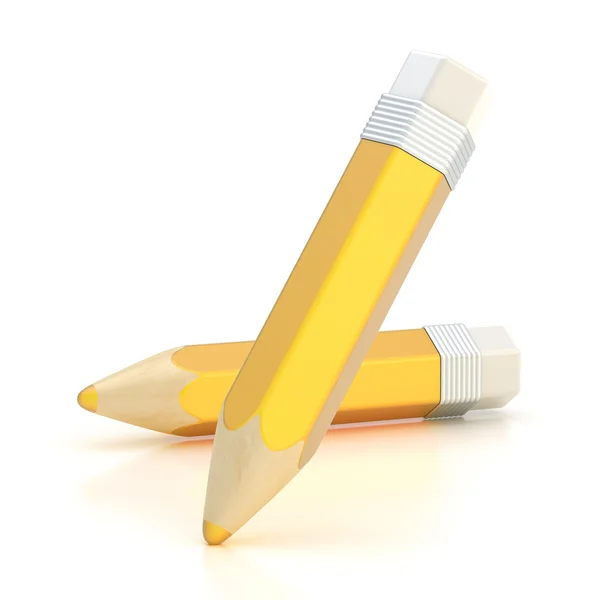 Two pencils composition — Stock Photo, Image