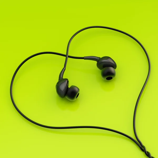 In-ear headphones composition — Stock Photo, Image