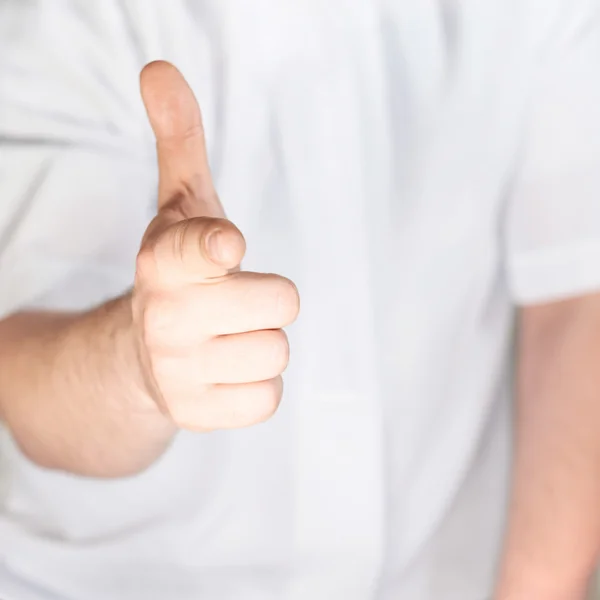 Señalando el gesto de la mano — Foto de Stock