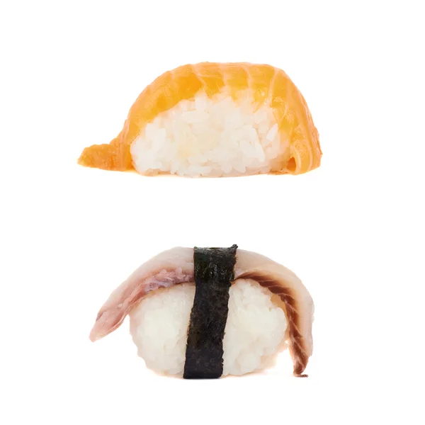 Sushi nigirizushi na białym tle — Zdjęcie stockowe