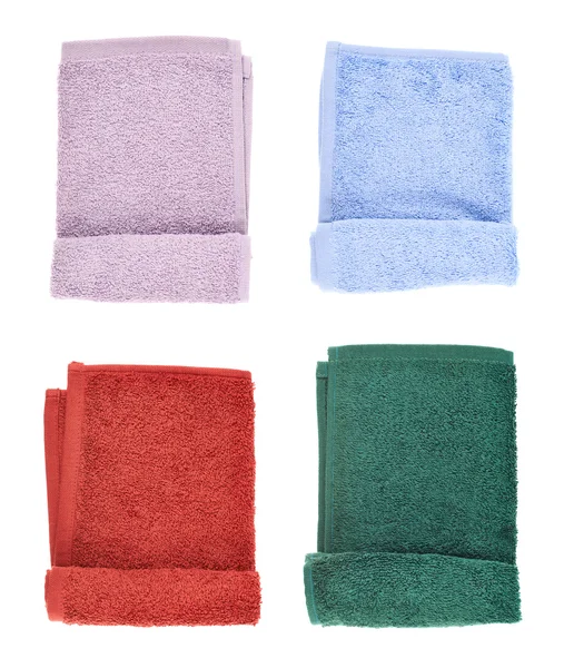 Folded terry towel — Stock Photo, Image