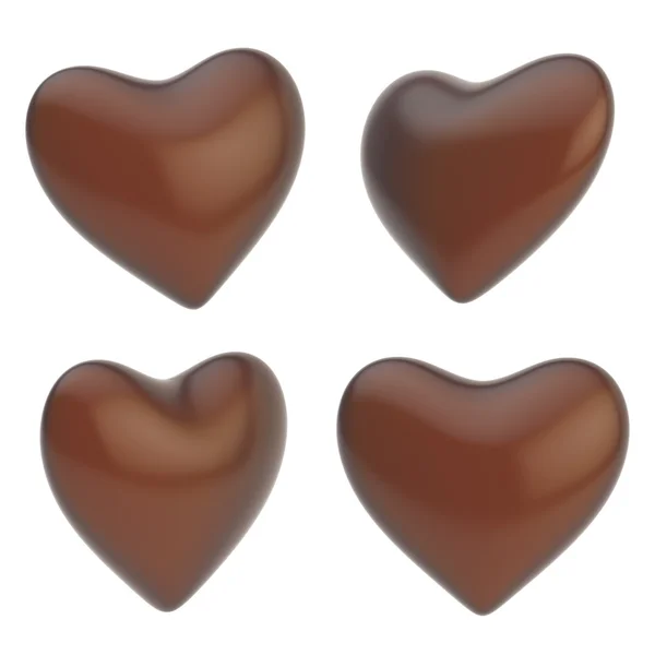 Glossy heart shape — Stock Photo, Image