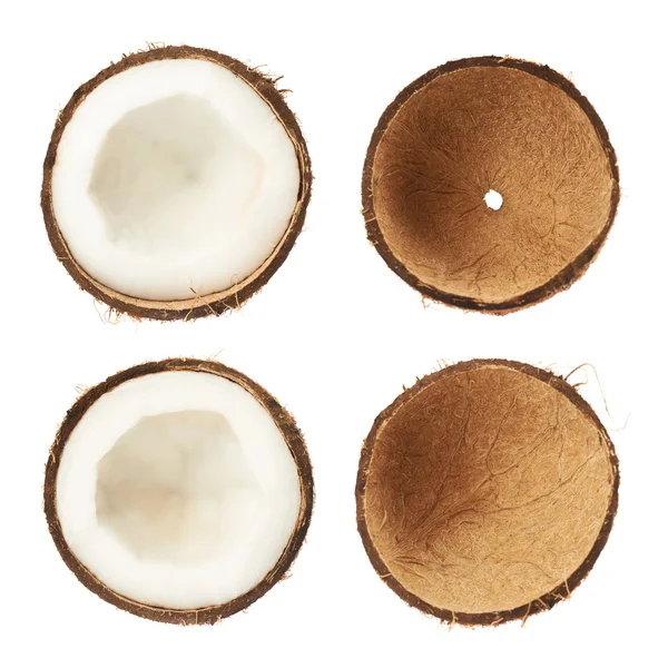 Kokosnuss in Scheiben geschnitten — Stockfoto