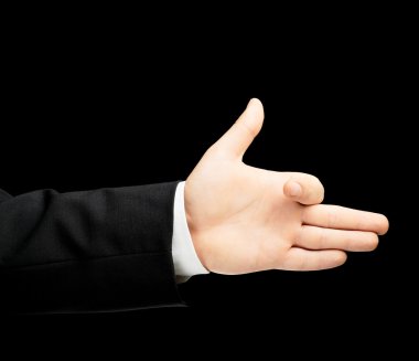 köpek jest gösterilen el