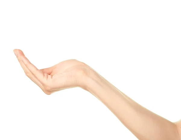 Female caucasian hand — Stock Photo, Image