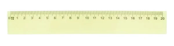 Kunststof centimeter liniaal — Stockfoto