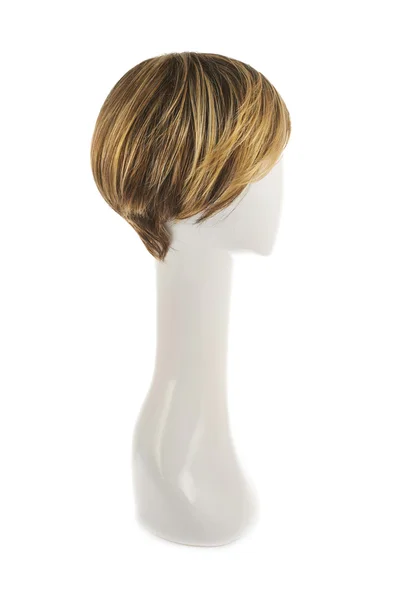 Hair wig on mannequin — Stock Photo, Image